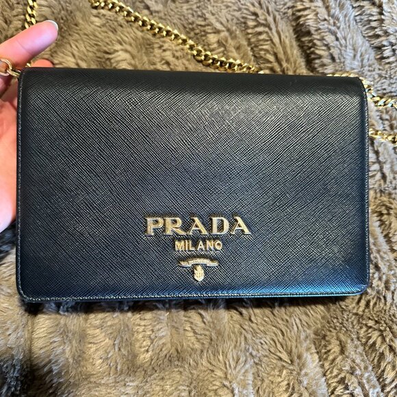 Authentic Mini Saffiano Leather bag - Picture 1 of 12